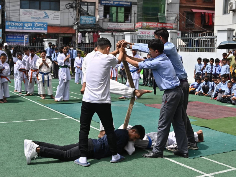 गुरु पूर्णिमाका अवसरमा दरबार स्कुलका विद्यार्थीले देखाए काैशल (तस्वीरहरू)
